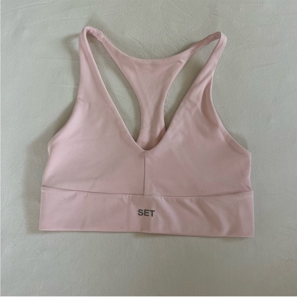 SET Active Blush Racerback Sports Bra - Picture 1 of 3